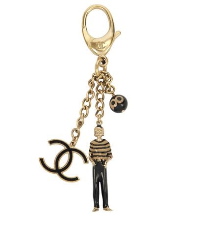 Chanel 100 Year Coco Charm Keyring, front view